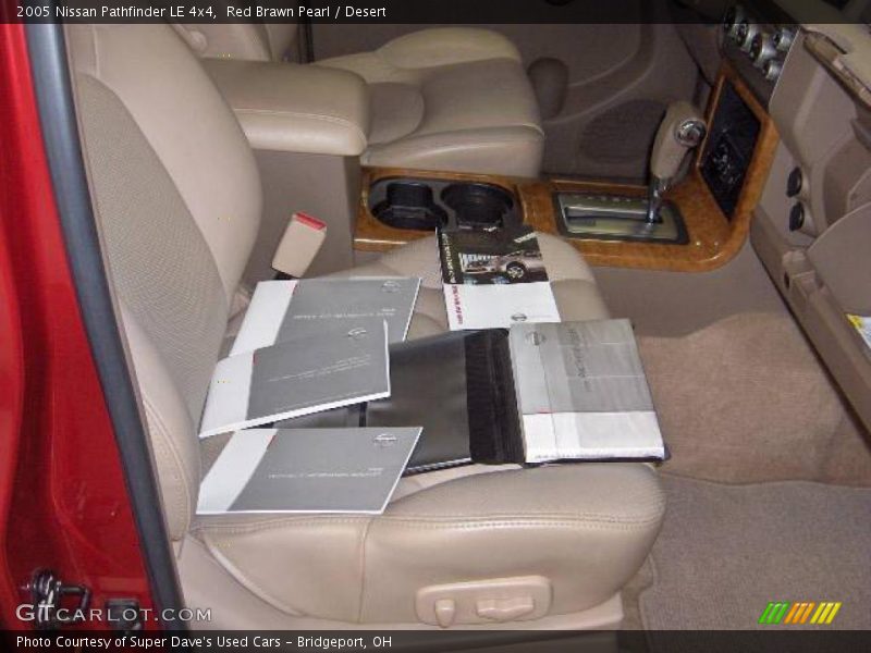 Red Brawn Pearl / Desert 2005 Nissan Pathfinder LE 4x4