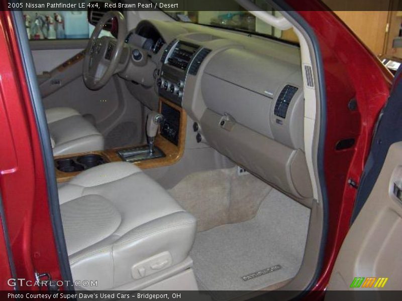 Red Brawn Pearl / Desert 2005 Nissan Pathfinder LE 4x4