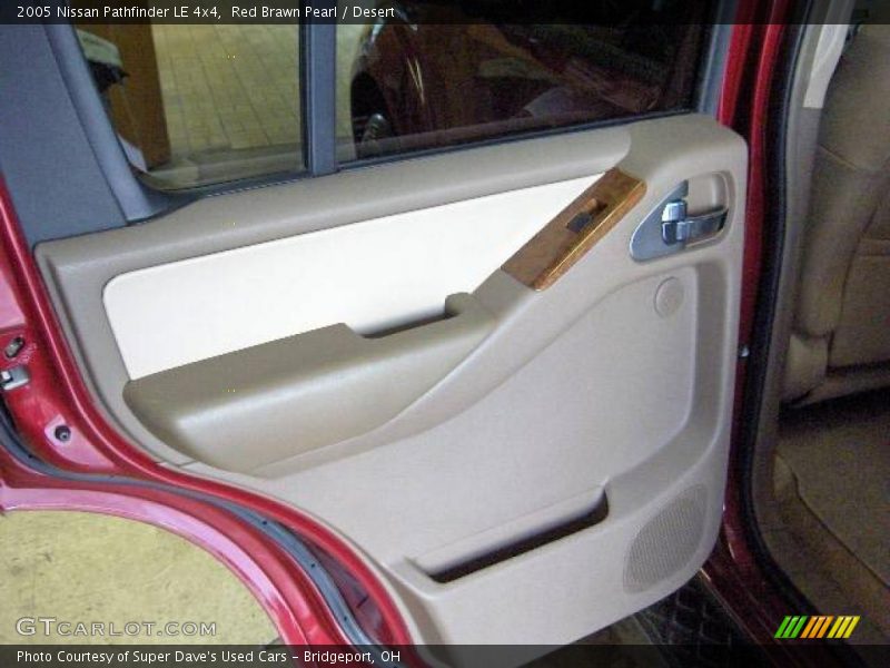 Red Brawn Pearl / Desert 2005 Nissan Pathfinder LE 4x4