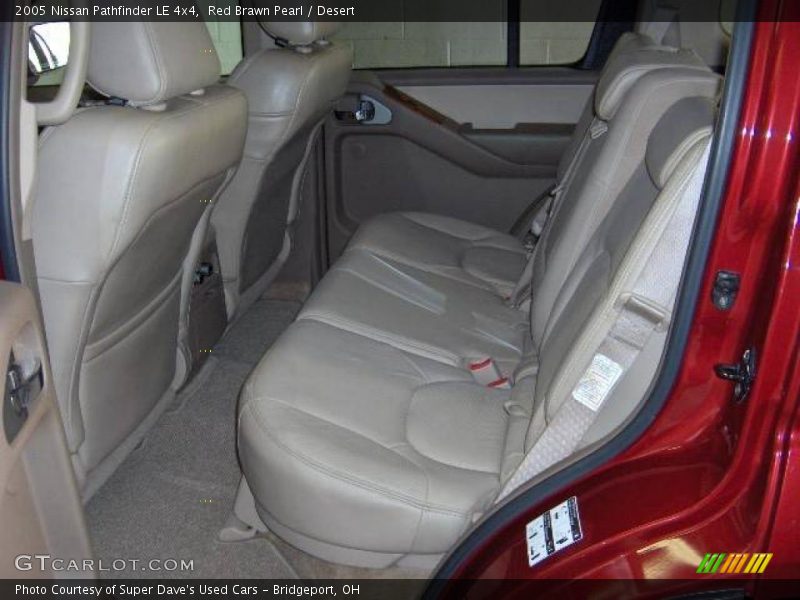 Red Brawn Pearl / Desert 2005 Nissan Pathfinder LE 4x4