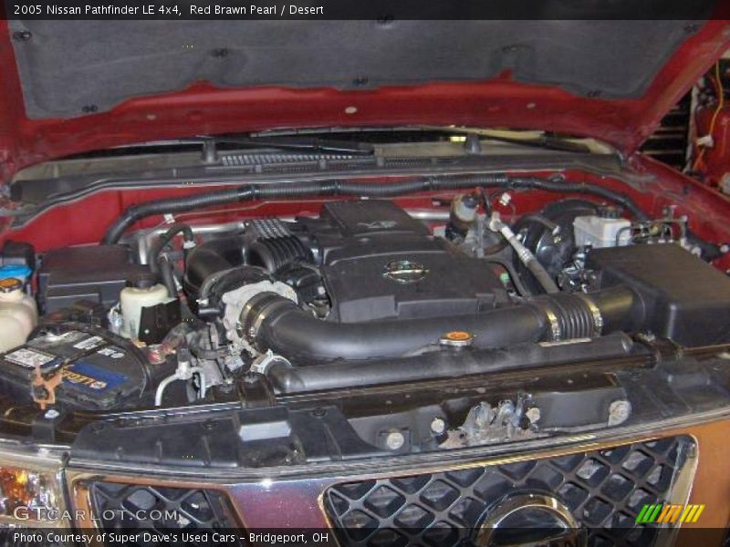 Red Brawn Pearl / Desert 2005 Nissan Pathfinder LE 4x4