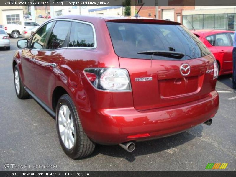 Copper Red Mica / Black 2007 Mazda CX-7 Grand Touring