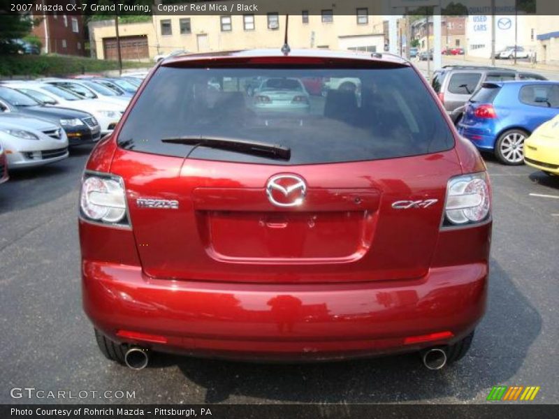 Copper Red Mica / Black 2007 Mazda CX-7 Grand Touring