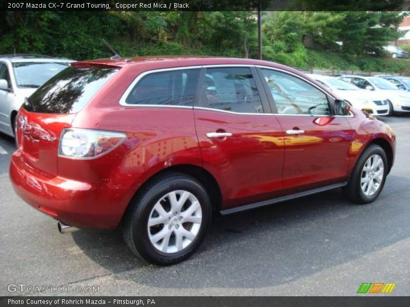 Copper Red Mica / Black 2007 Mazda CX-7 Grand Touring