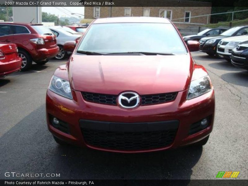 Copper Red Mica / Black 2007 Mazda CX-7 Grand Touring