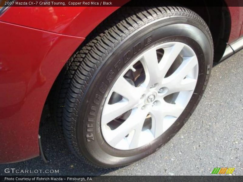 Copper Red Mica / Black 2007 Mazda CX-7 Grand Touring