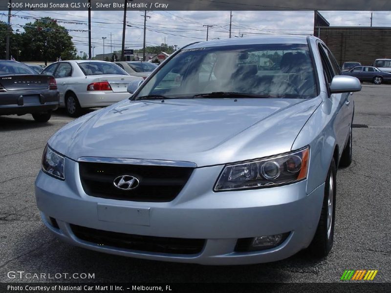 Silver Blue Metallic / Gray 2006 Hyundai Sonata GLS V6