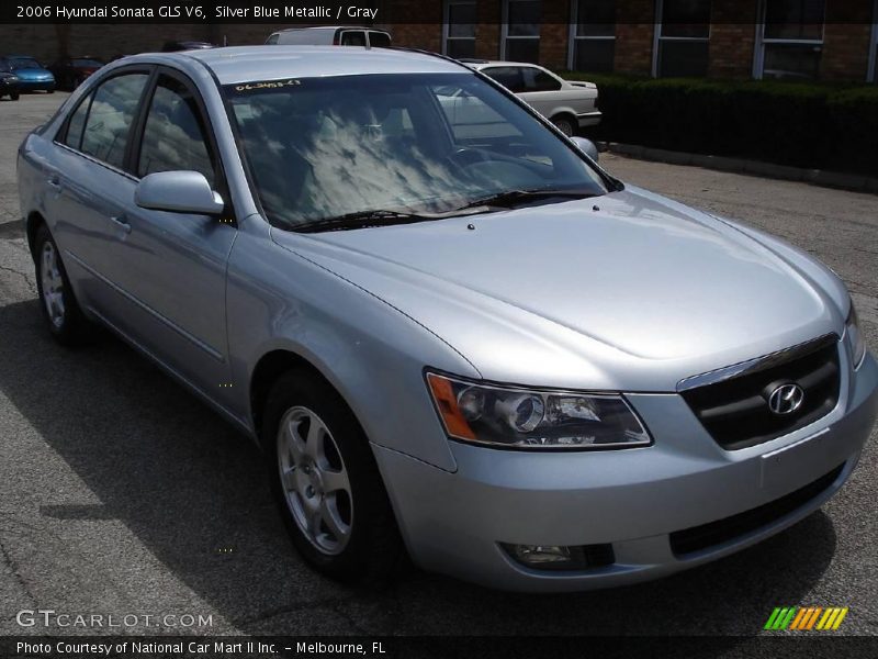 Silver Blue Metallic / Gray 2006 Hyundai Sonata GLS V6