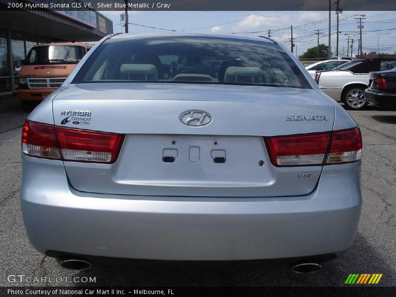 Silver Blue Metallic / Gray 2006 Hyundai Sonata GLS V6