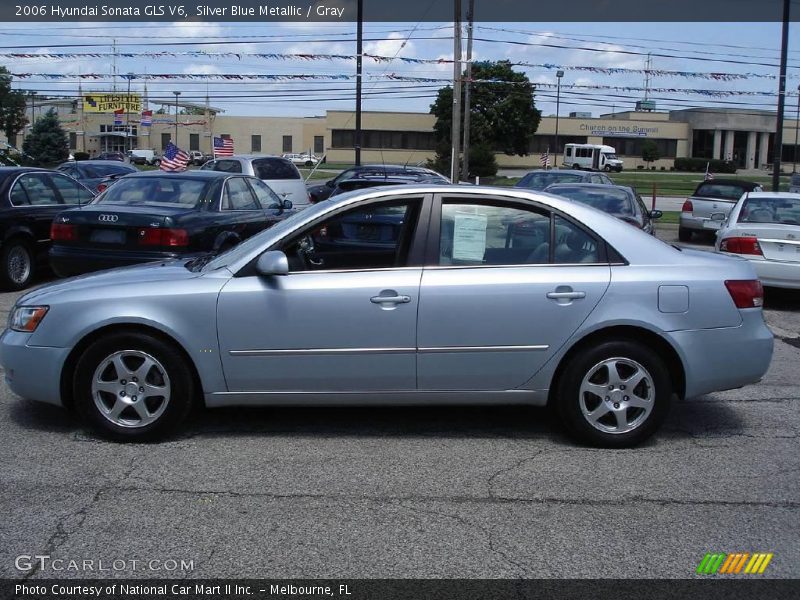 Silver Blue Metallic / Gray 2006 Hyundai Sonata GLS V6