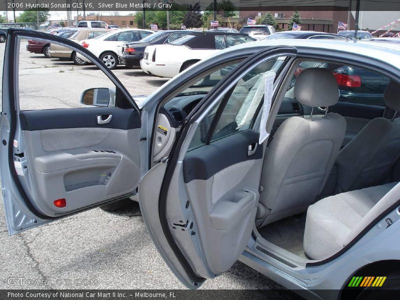 Silver Blue Metallic / Gray 2006 Hyundai Sonata GLS V6