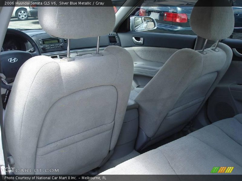 Silver Blue Metallic / Gray 2006 Hyundai Sonata GLS V6