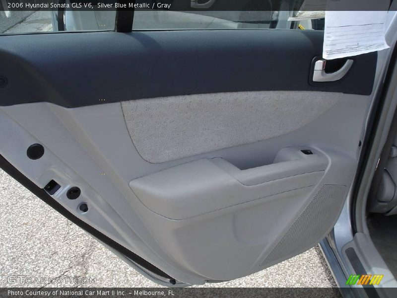 Silver Blue Metallic / Gray 2006 Hyundai Sonata GLS V6