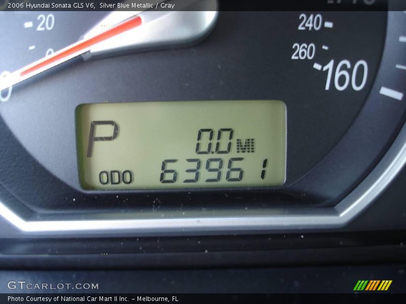 Silver Blue Metallic / Gray 2006 Hyundai Sonata GLS V6
