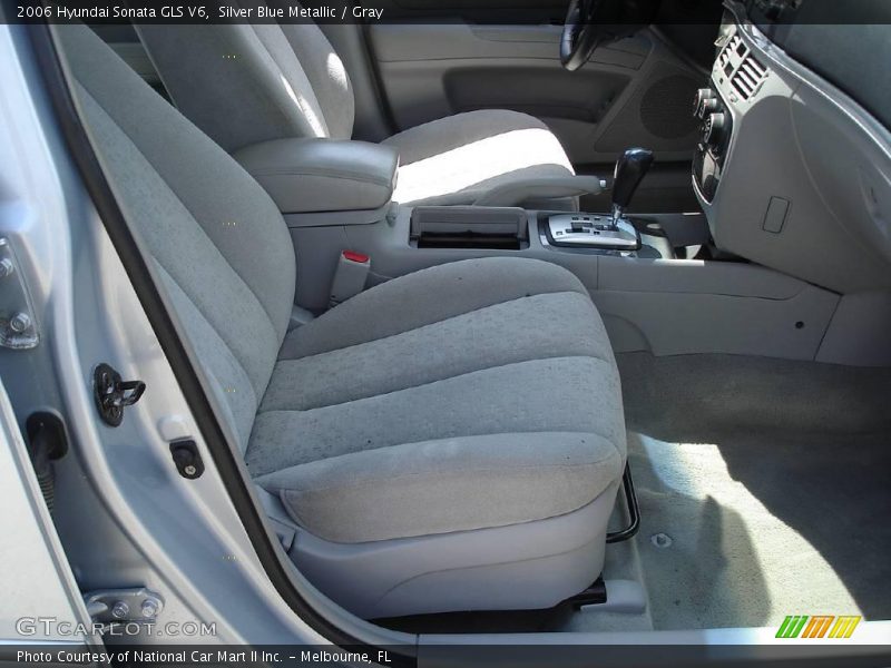 Silver Blue Metallic / Gray 2006 Hyundai Sonata GLS V6