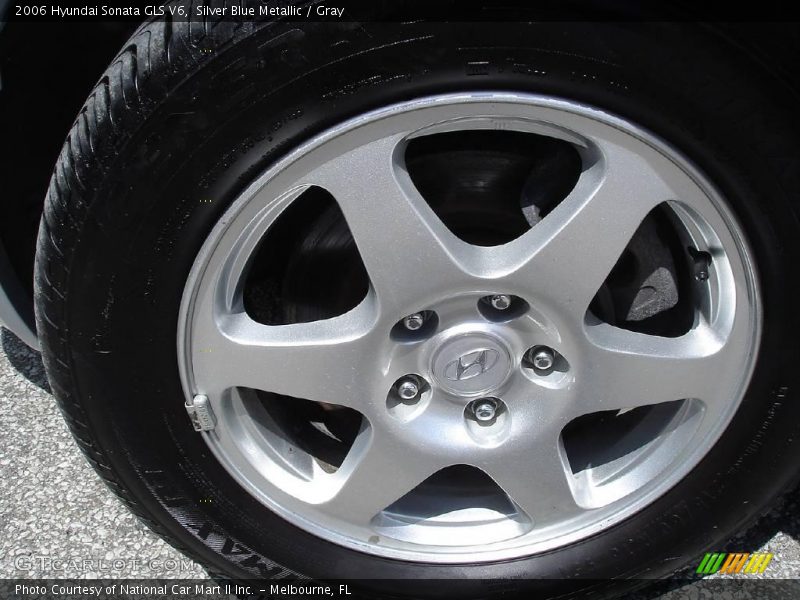 Silver Blue Metallic / Gray 2006 Hyundai Sonata GLS V6