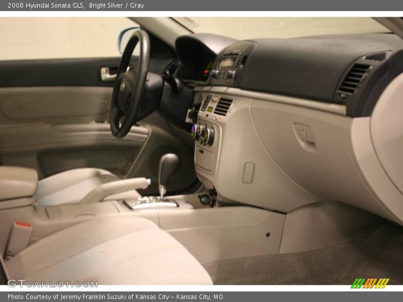Bright Silver / Gray 2008 Hyundai Sonata GLS