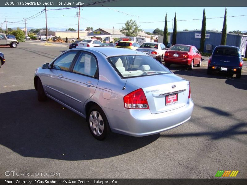 Ice Blue / Gray 2008 Kia Spectra EX Sedan