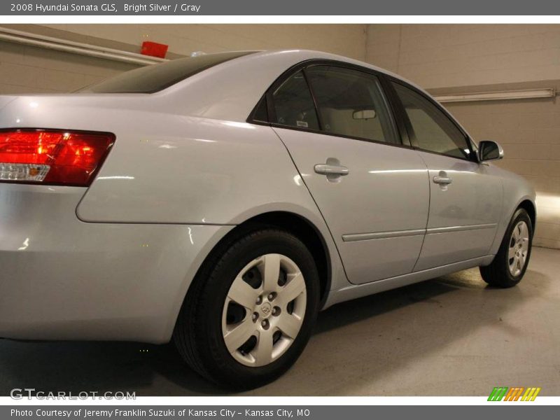 Bright Silver / Gray 2008 Hyundai Sonata GLS