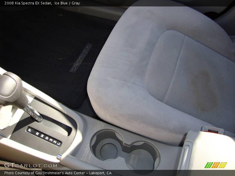 Ice Blue / Gray 2008 Kia Spectra EX Sedan