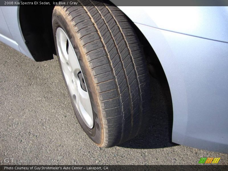 Ice Blue / Gray 2008 Kia Spectra EX Sedan