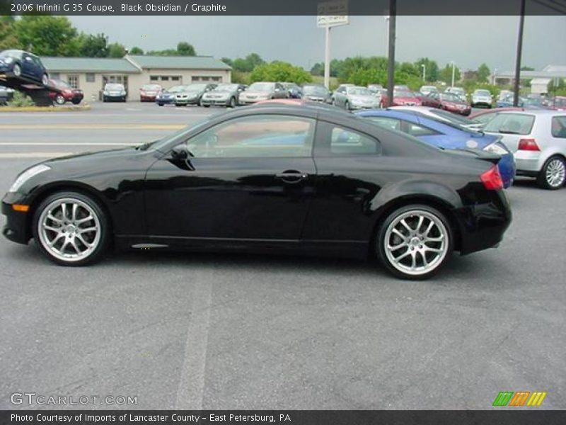 Black Obsidian / Graphite 2006 Infiniti G 35 Coupe