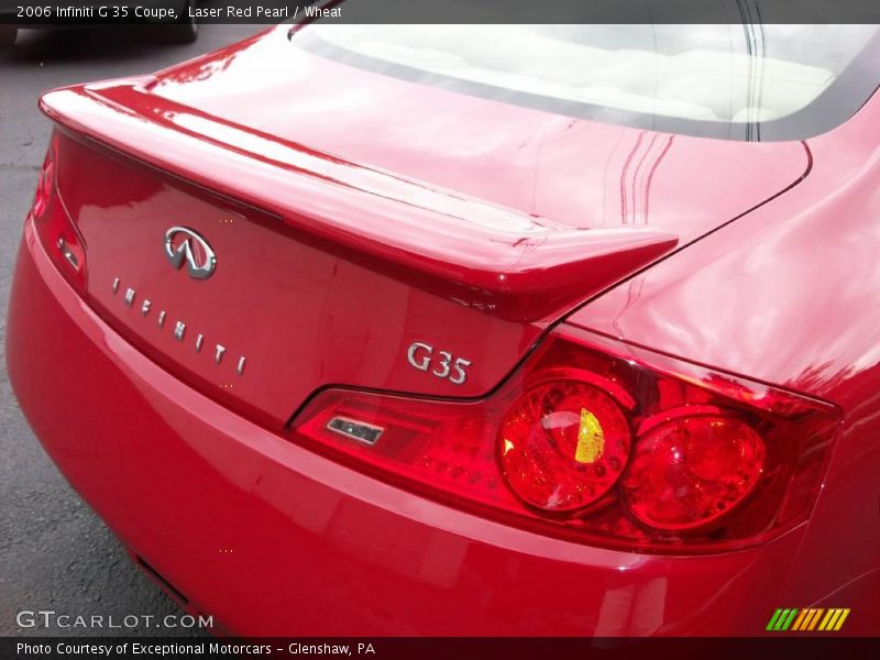 Laser Red Pearl / Wheat 2006 Infiniti G 35 Coupe