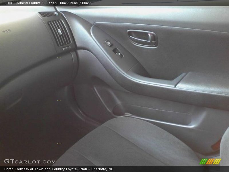 Black Pearl / Black 2008 Hyundai Elantra SE Sedan