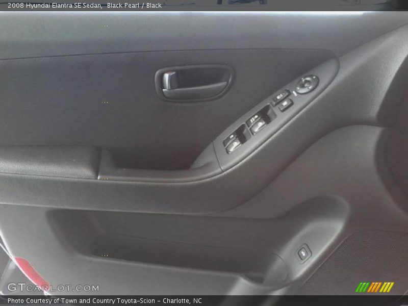 Black Pearl / Black 2008 Hyundai Elantra SE Sedan