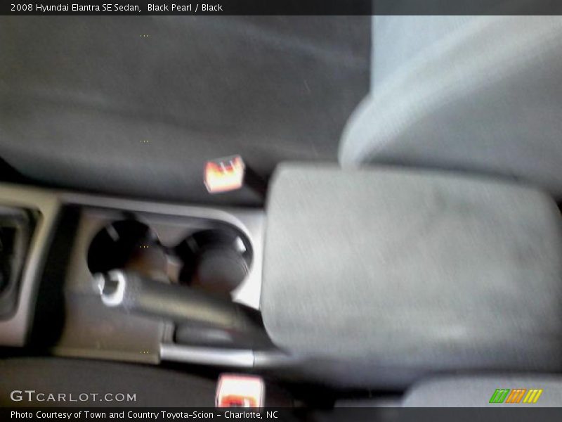 Black Pearl / Black 2008 Hyundai Elantra SE Sedan