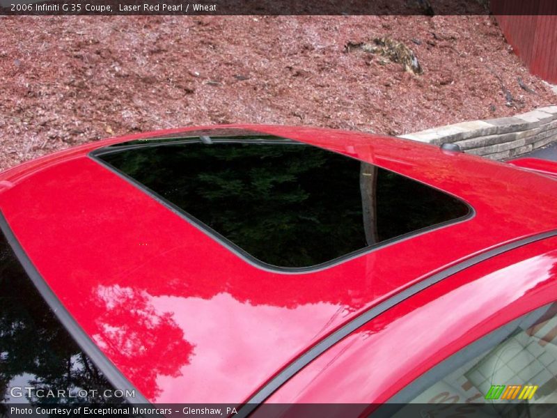 Laser Red Pearl / Wheat 2006 Infiniti G 35 Coupe