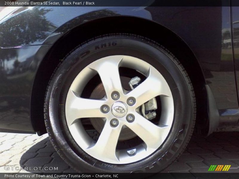 Black Pearl / Black 2008 Hyundai Elantra SE Sedan