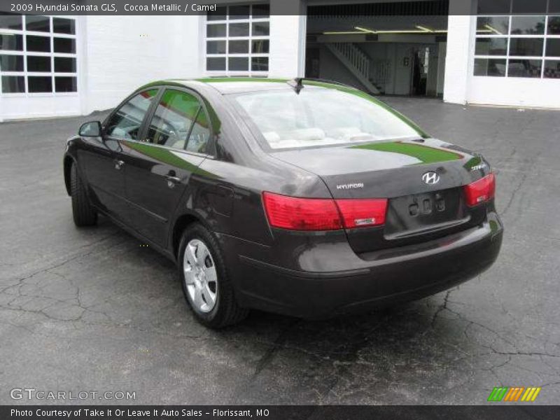 Cocoa Metallic / Camel 2009 Hyundai Sonata GLS