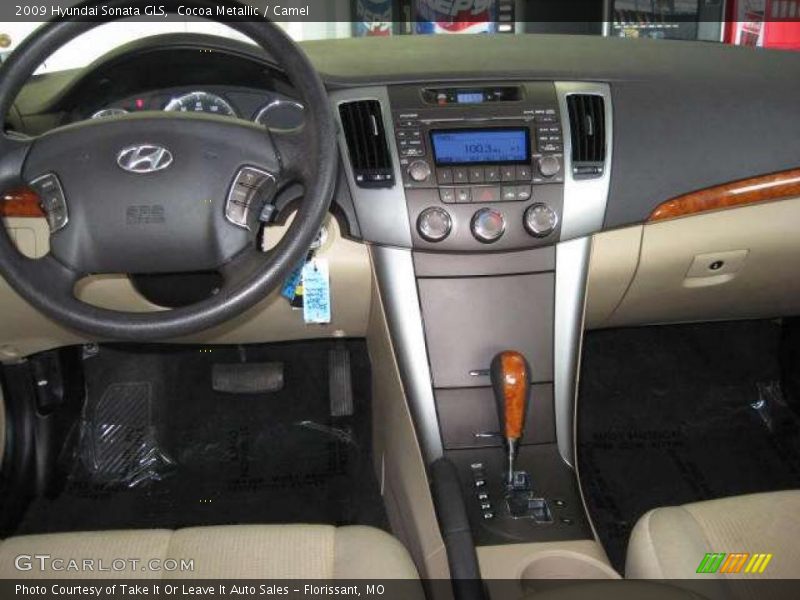 Cocoa Metallic / Camel 2009 Hyundai Sonata GLS