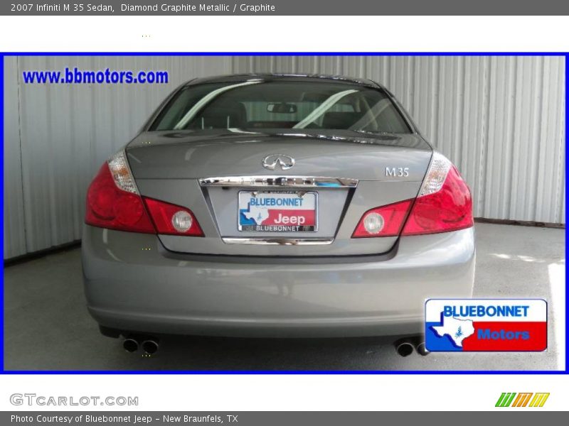 Diamond Graphite Metallic / Graphite 2007 Infiniti M 35 Sedan