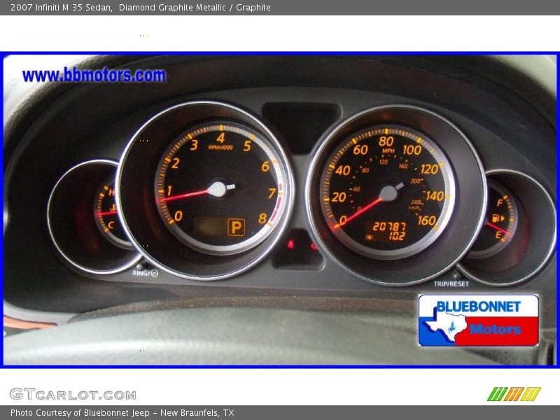 Diamond Graphite Metallic / Graphite 2007 Infiniti M 35 Sedan