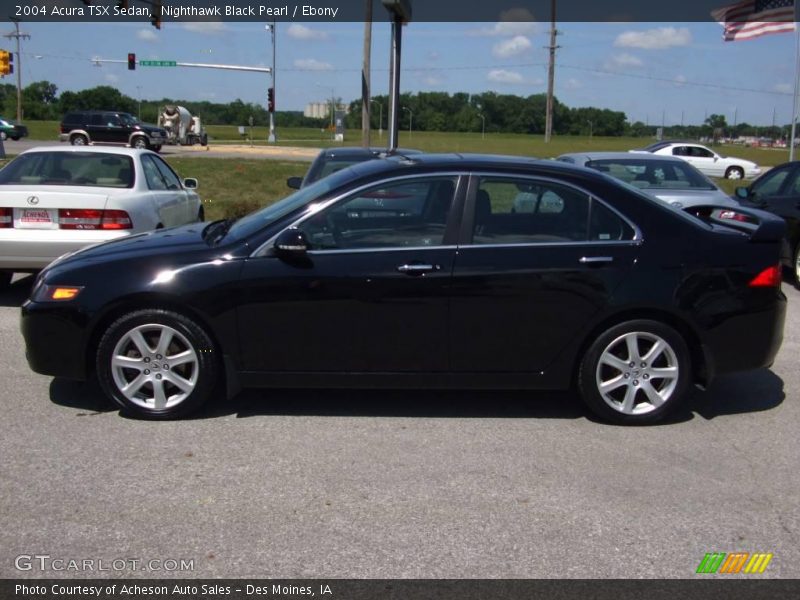 Nighthawk Black Pearl / Ebony 2004 Acura TSX Sedan