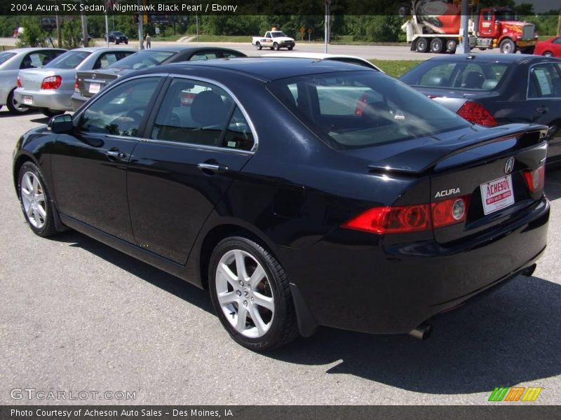Nighthawk Black Pearl / Ebony 2004 Acura TSX Sedan