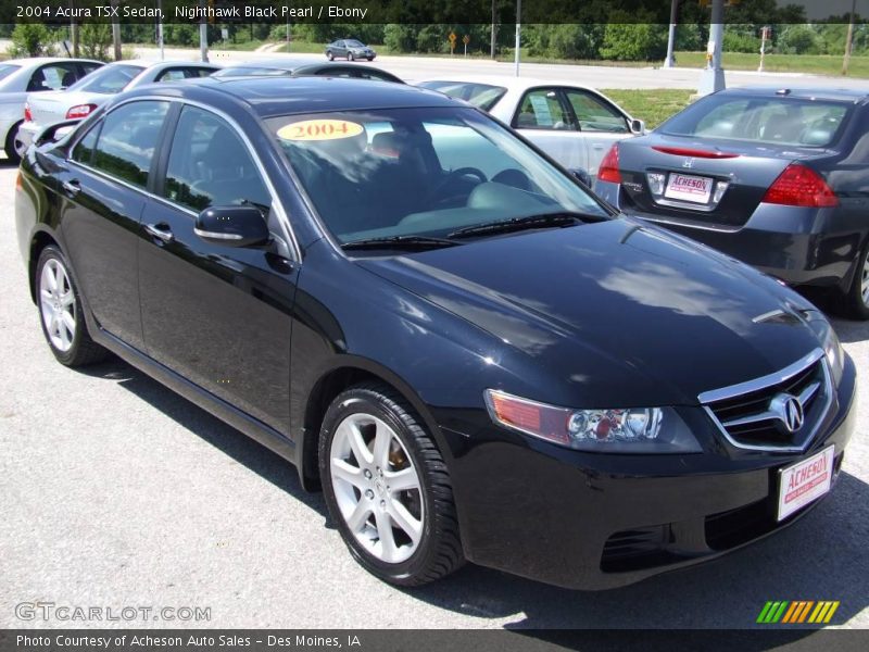 Nighthawk Black Pearl / Ebony 2004 Acura TSX Sedan