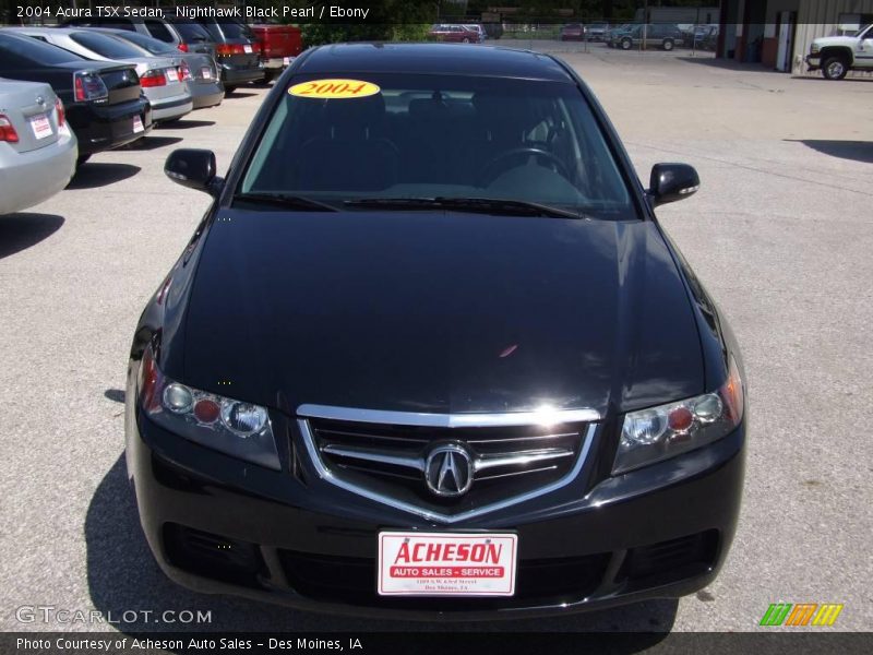 Nighthawk Black Pearl / Ebony 2004 Acura TSX Sedan
