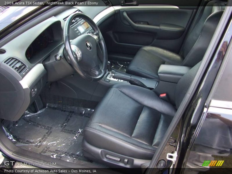 Nighthawk Black Pearl / Ebony 2004 Acura TSX Sedan