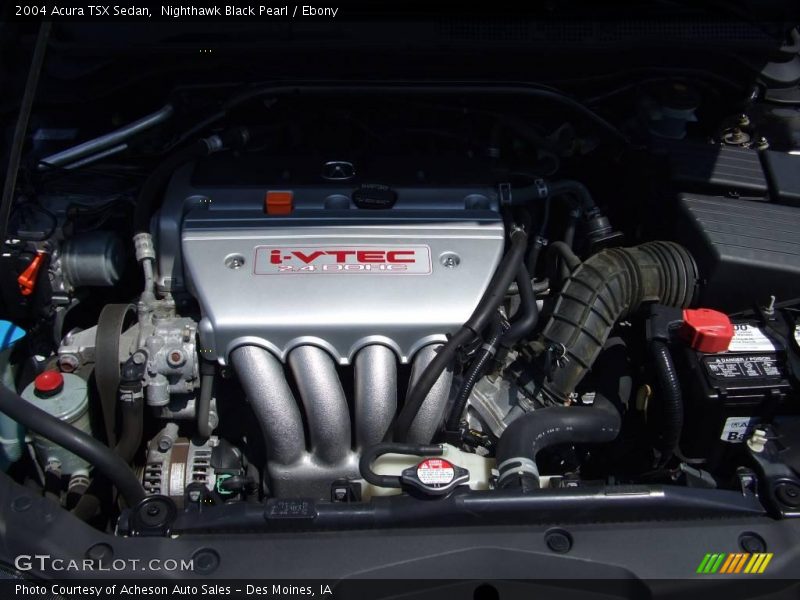 Nighthawk Black Pearl / Ebony 2004 Acura TSX Sedan