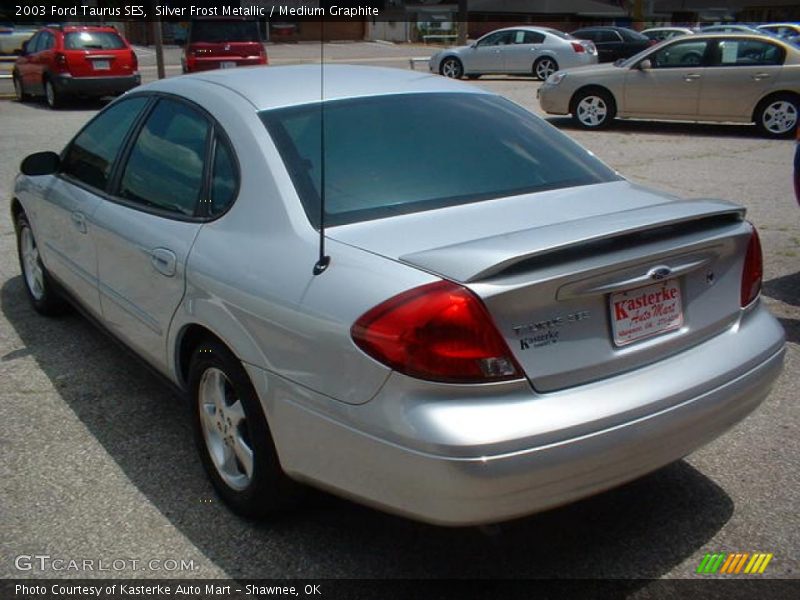 Silver Frost Metallic / Medium Graphite 2003 Ford Taurus SES