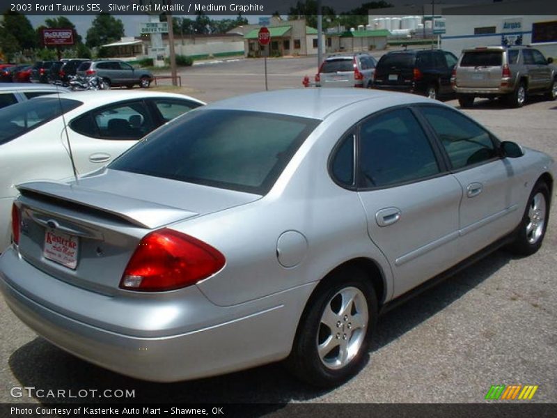 Silver Frost Metallic / Medium Graphite 2003 Ford Taurus SES
