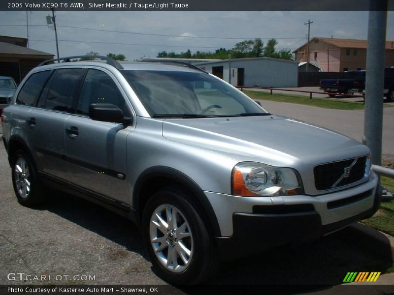 Silver Metallic / Taupe/Light Taupe 2005 Volvo XC90 T6 AWD