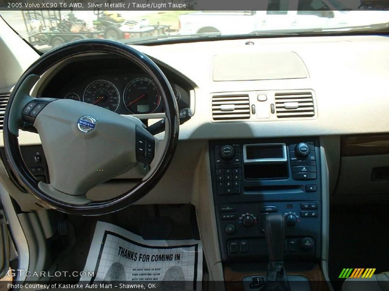Silver Metallic / Taupe/Light Taupe 2005 Volvo XC90 T6 AWD