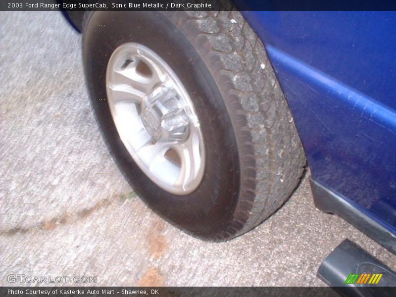 Sonic Blue Metallic / Dark Graphite 2003 Ford Ranger Edge SuperCab