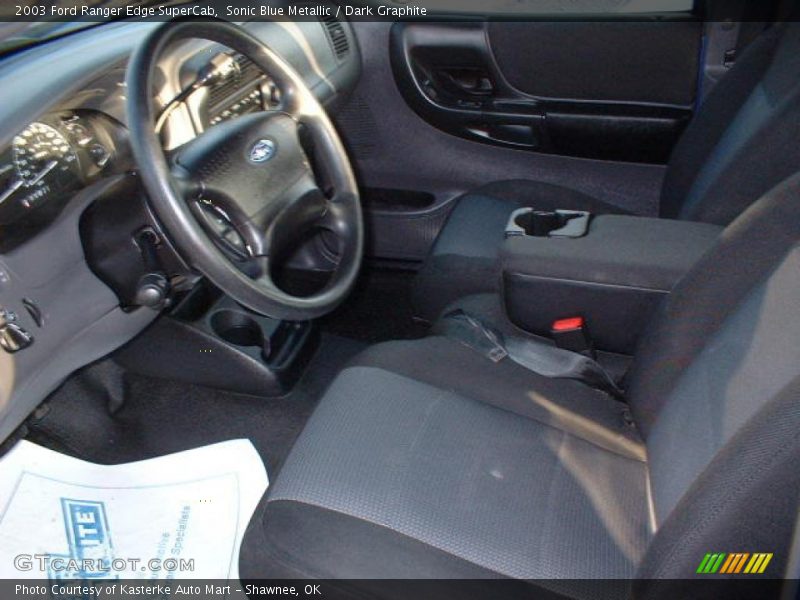 Sonic Blue Metallic / Dark Graphite 2003 Ford Ranger Edge SuperCab