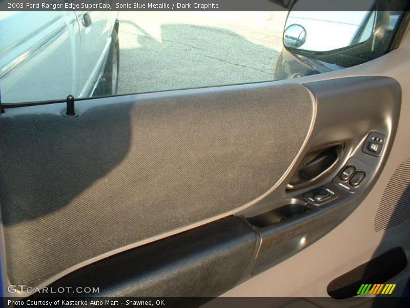 Sonic Blue Metallic / Dark Graphite 2003 Ford Ranger Edge SuperCab