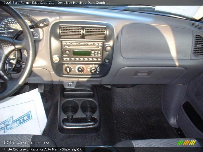 Sonic Blue Metallic / Dark Graphite 2003 Ford Ranger Edge SuperCab